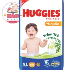 Bỉm tã quần Huggies size XL 60M + 8 (12-17kg) 