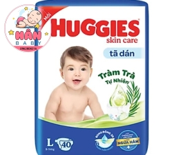 Tã Dán Huggies size L 40 MIẾNG (9-14KG)