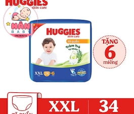 Tã quần Huggies Skincare size XXL (Trên 15 kg)